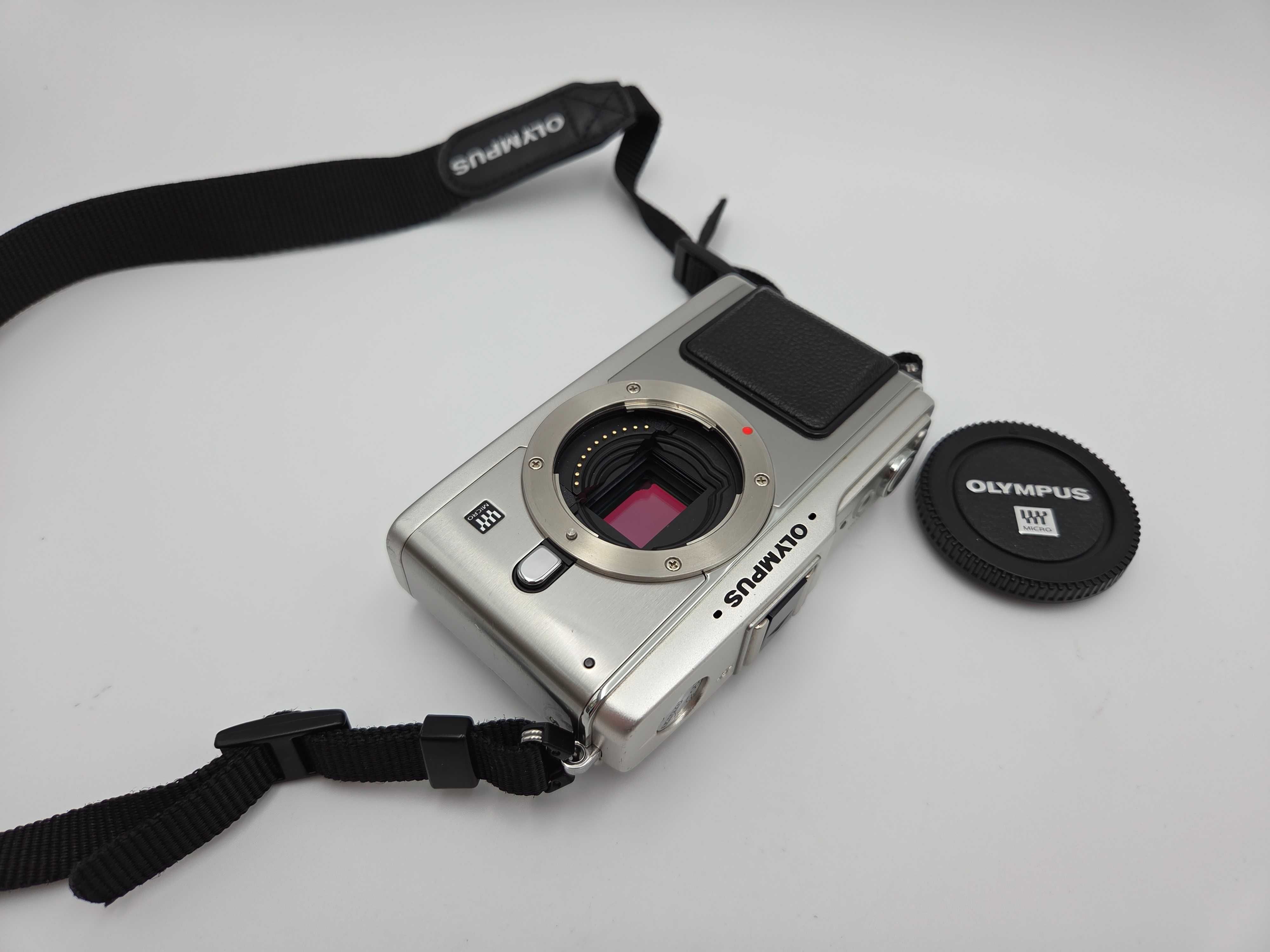 .Aparat Olympus E-P1 body - Olympus P1 - tylko 9 tys. zdjęć - bdb stan