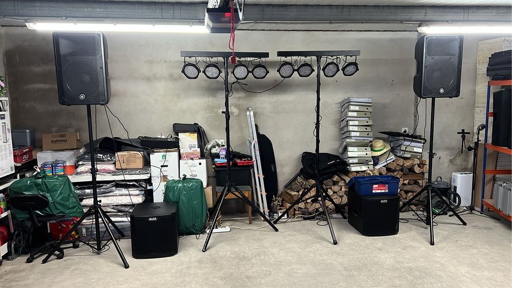 Aluguer de som para eventos medios e pequenos