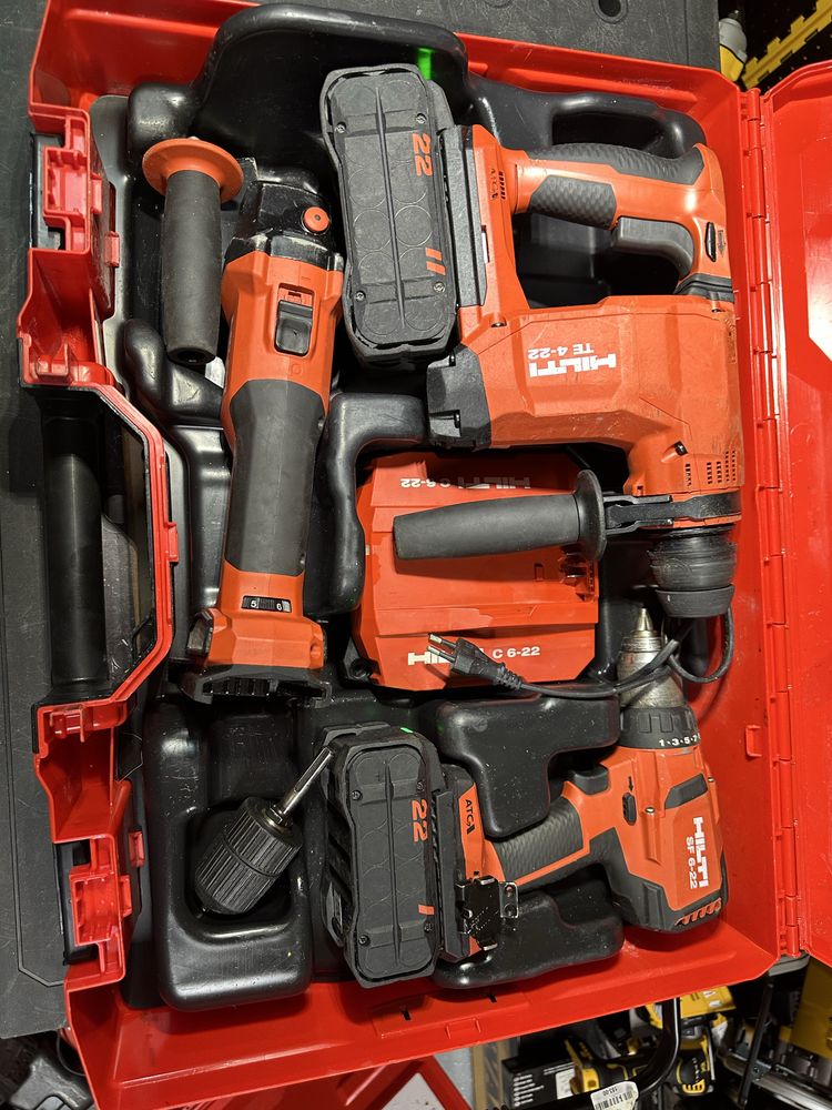 KIT Набір Hilti TE 4 22  Hilti SF 6 22  Hilti AG 4s 22 Nuron