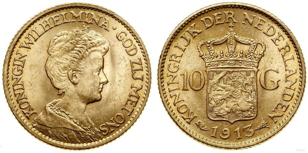 10 guldenów 1913 Wilhelmina
