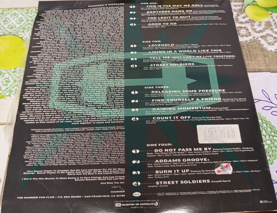 Discos vinil M.C. Hammer