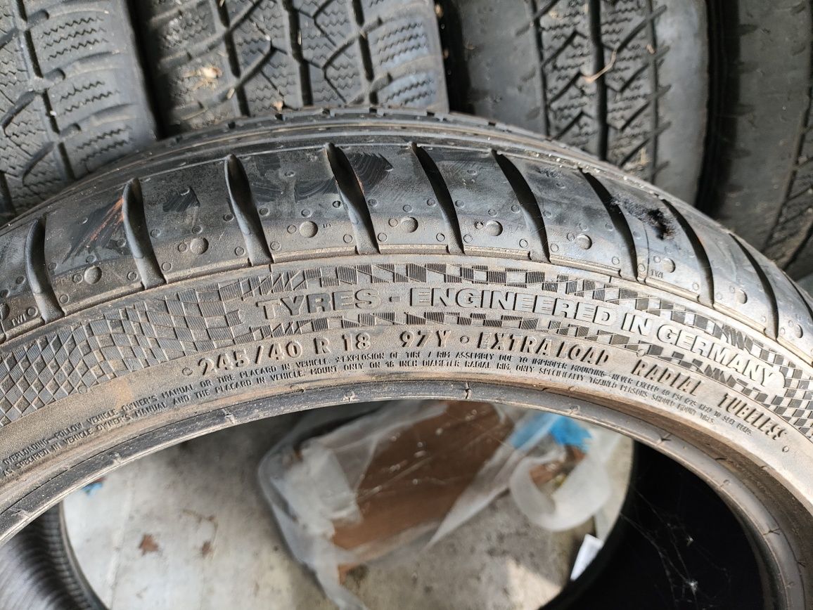 Opona pojedyncza 245/40r18 SportContact 2 Pilot Sport Michelin Conti