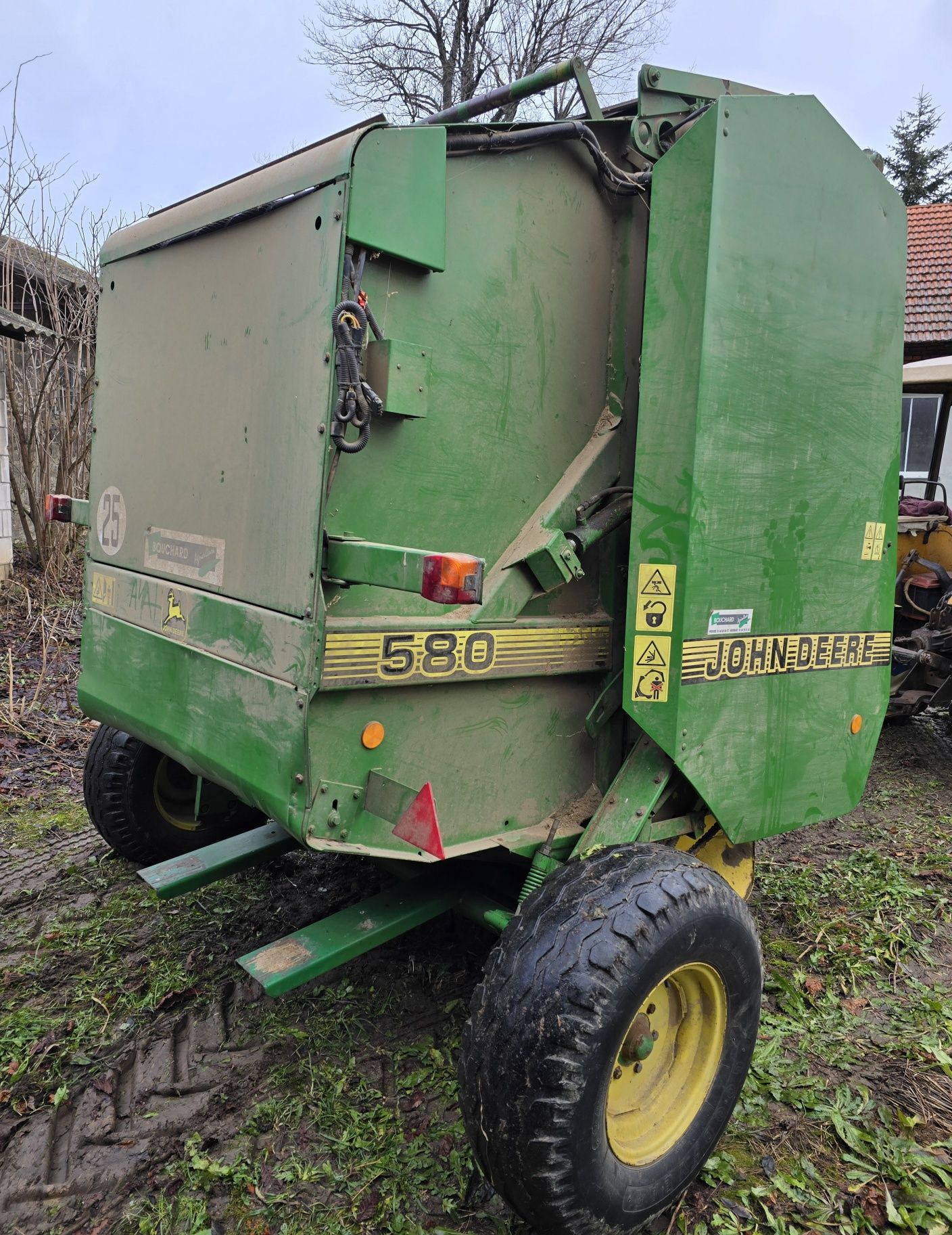 Prasa rolująca John Deere 580