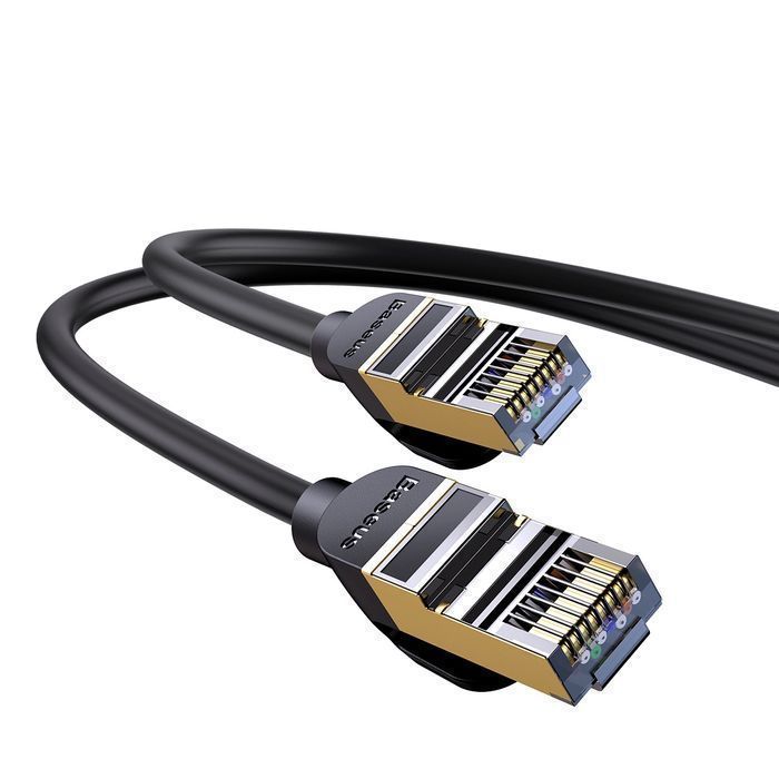 Baseus Speed Seven szybki kabel sieciowy RJ45 10Gbps 5m czarny