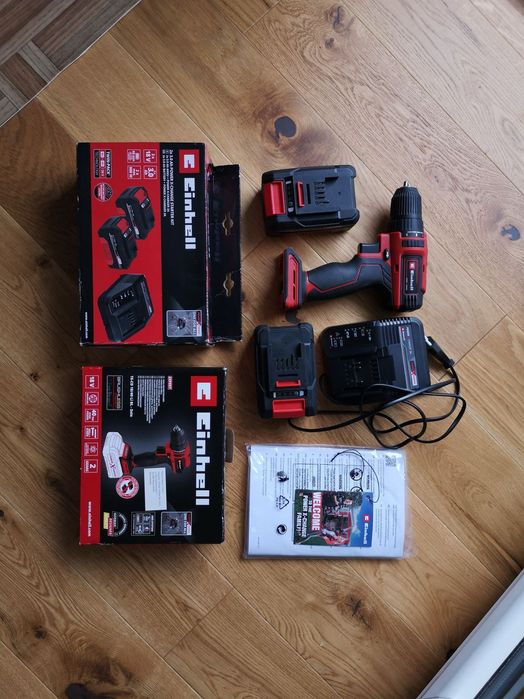 = Wiertarko-wkrętarka Einhell  TE-CD 18/40 Li BL Brushless + 2 Akku =