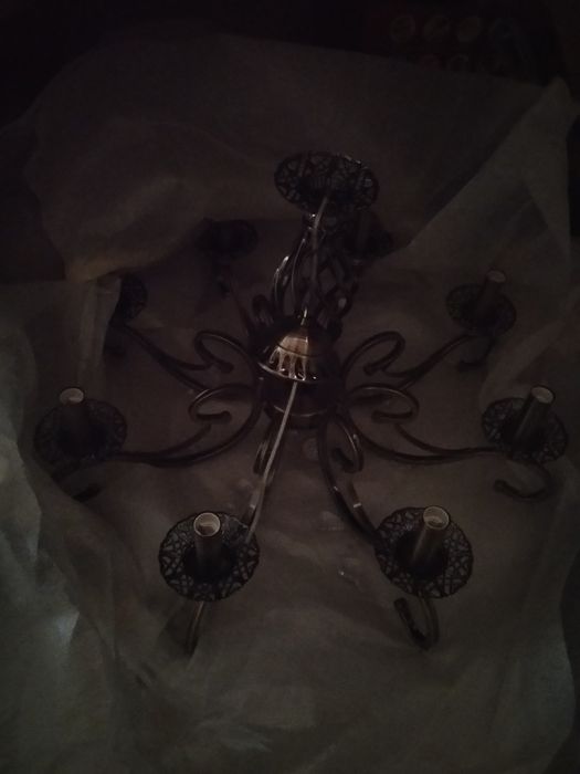 Люстра класична 2 шт. нові вісім лампочок