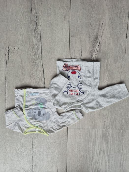 Dwa kaftaniki długi rękaw cool club rozmiar 50/56