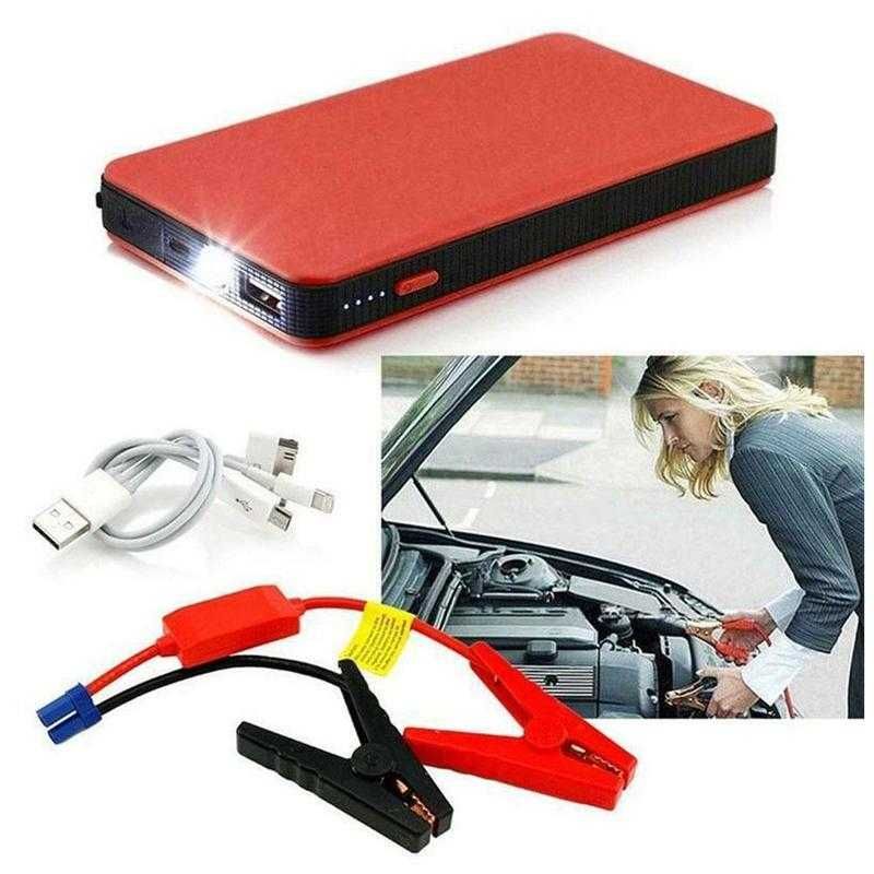 Power Bank com carregador bateria arrancador jump starter booster USB