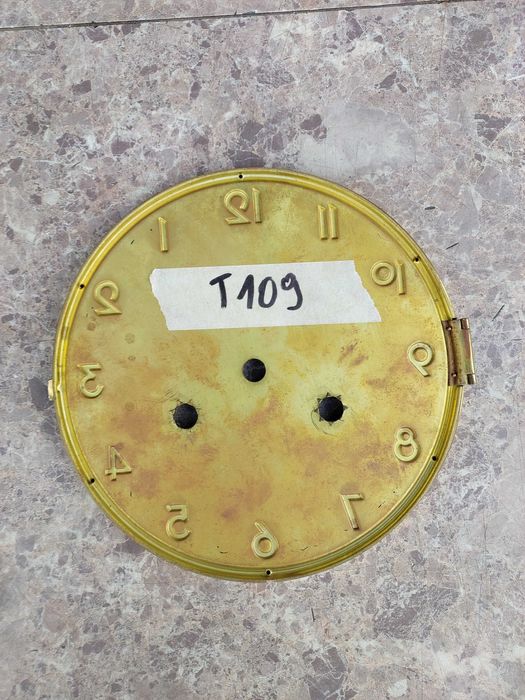 T109 Tarcza z ramką do zegara bufetowego kominkowego 158mm 56,5/32