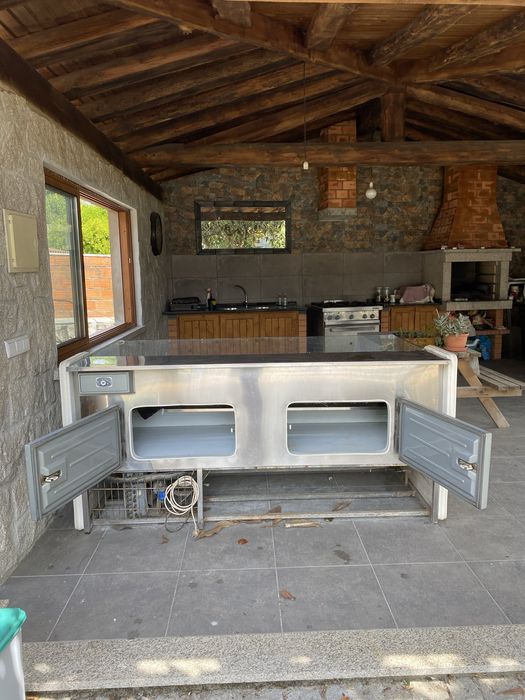 Vitrine frio peixaria