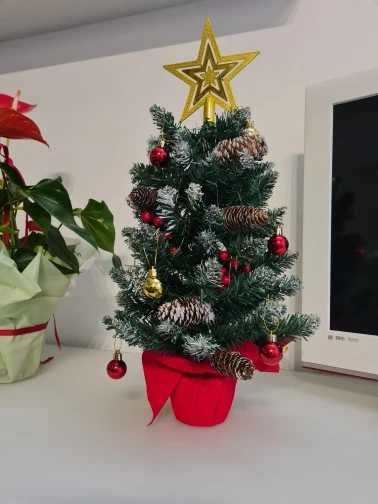 Mini Sztuczna Choinka - Idealna Dekoracja Świąteczna (24 cale, 61cm)