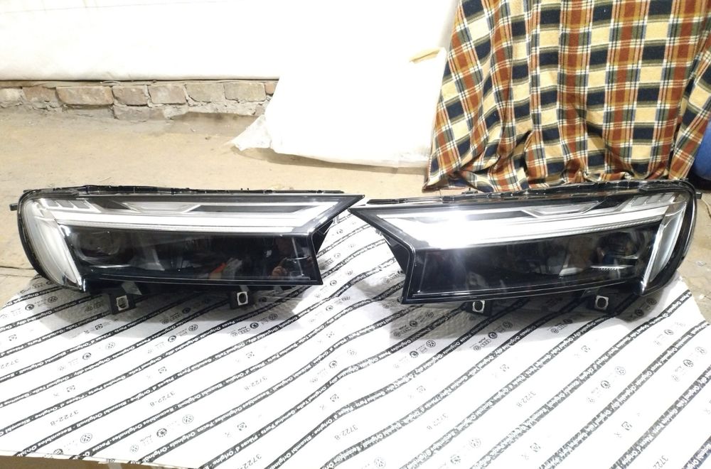 Фари Audi Q7 4m 2024 matrix led комплект бу фара європа рест ауді ку7