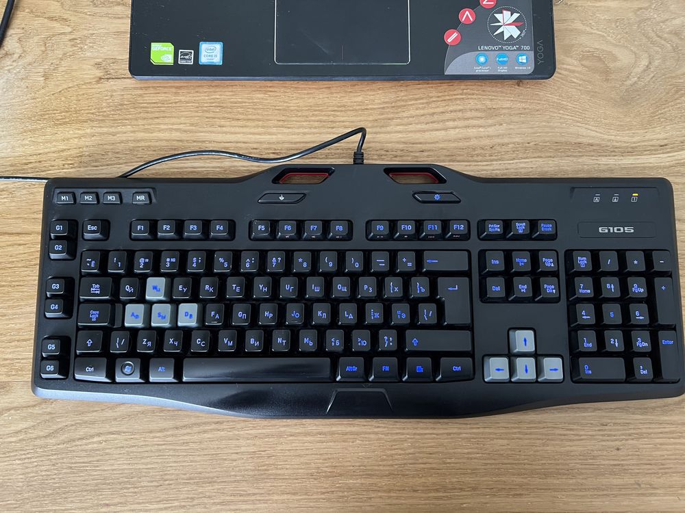 Ігрова клавіатура Logitech G105