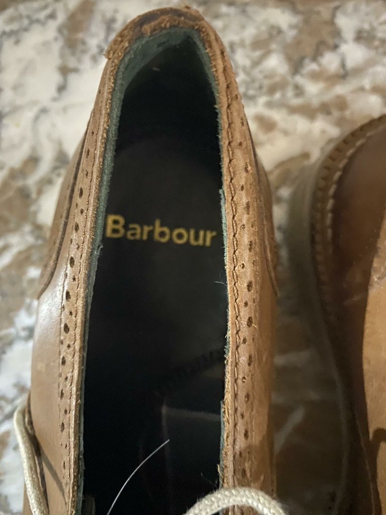 Buty skórzane Barbour rozm 42