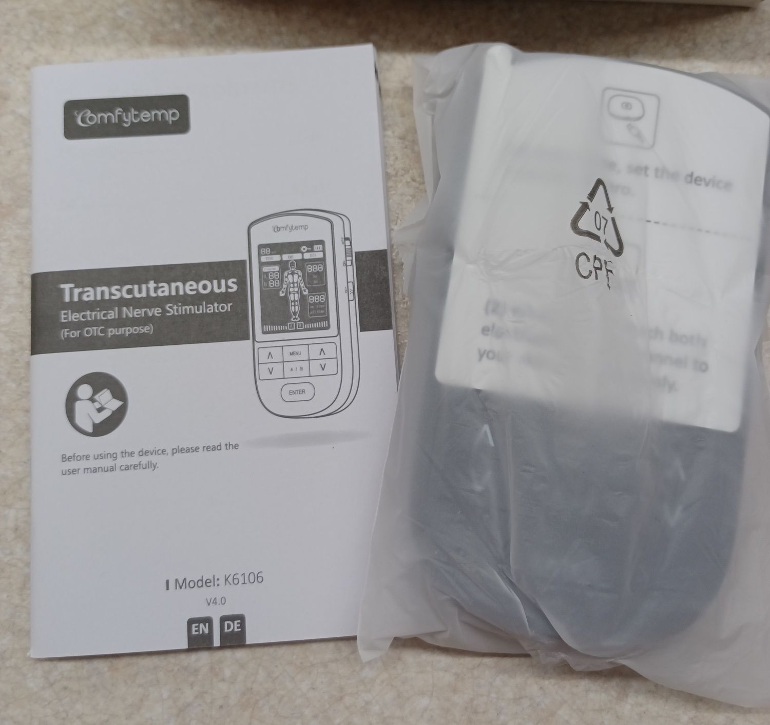 Массажер Transcutaneous электрод разогревающий
