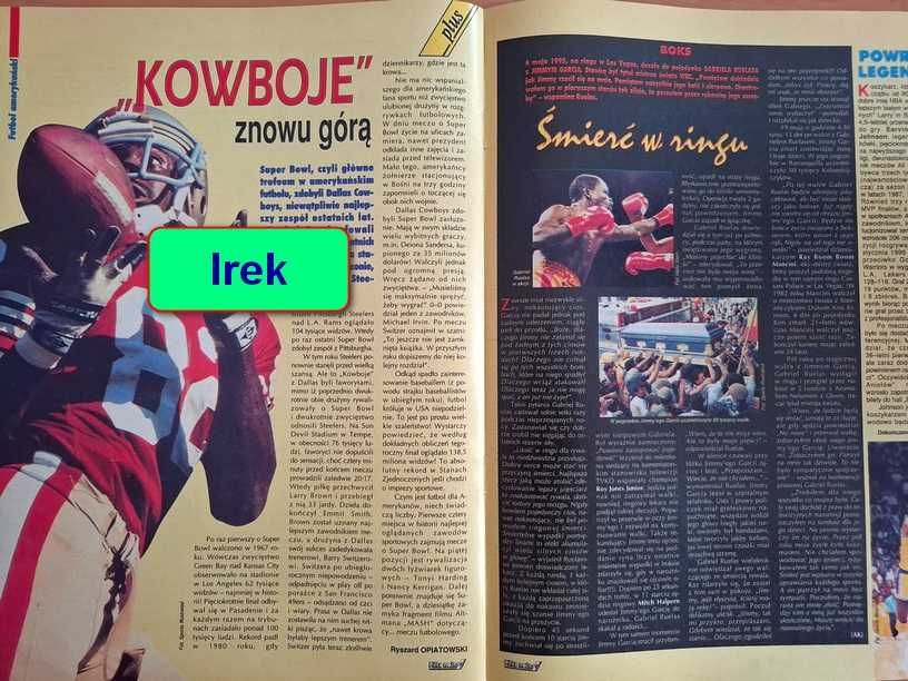 Miesięcznik "Piłka Nożna - plus" - rocznik 1996