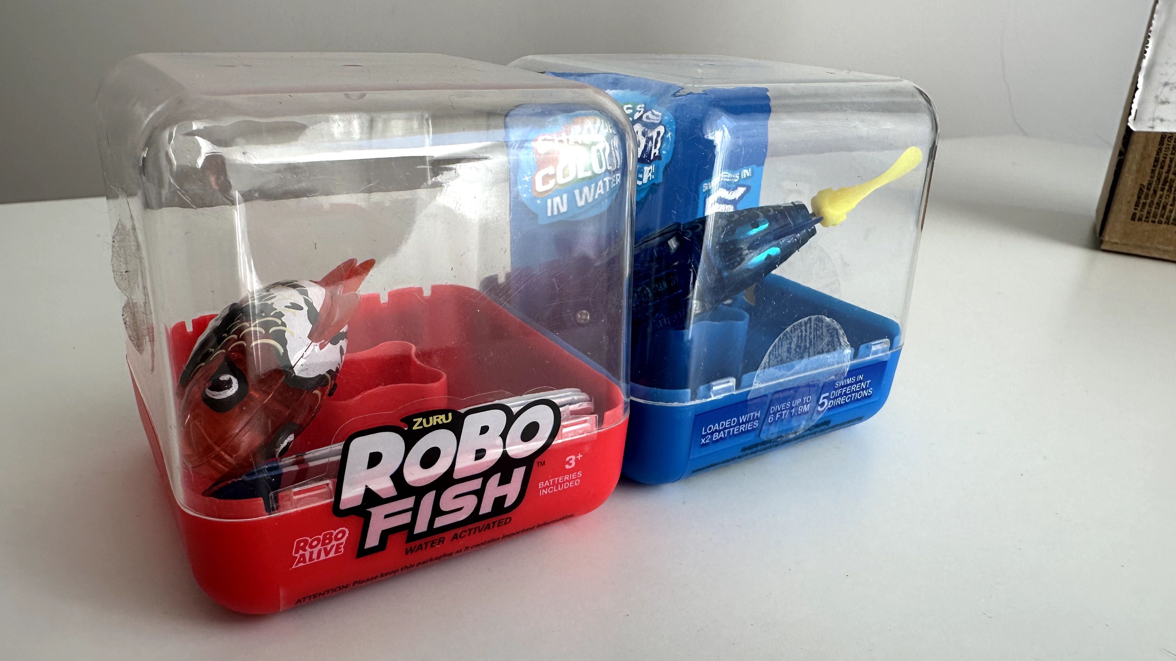 Robo Fish rybki 2 sztuki - czerwona i niebieska