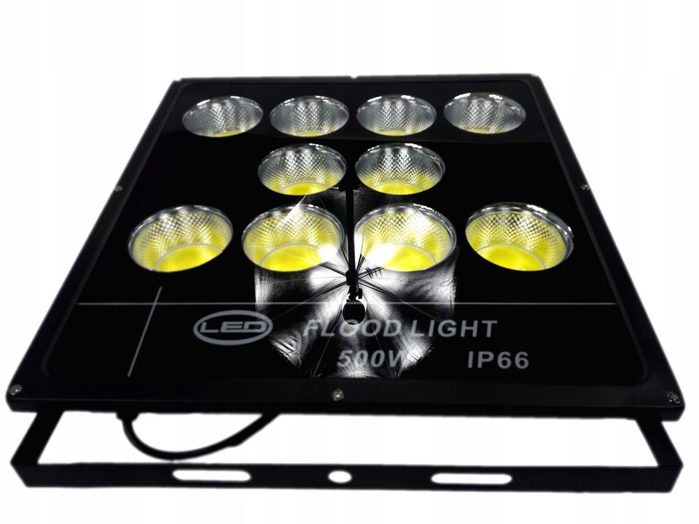 Lampa Halogen Reflektor 300W 400 W 500 W/230V, 10 x LED COB,