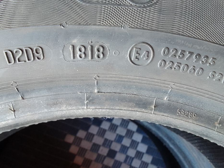 Cena za 2 Opony zimowe 205/60r16 CONTINENTAL 6.5mm
