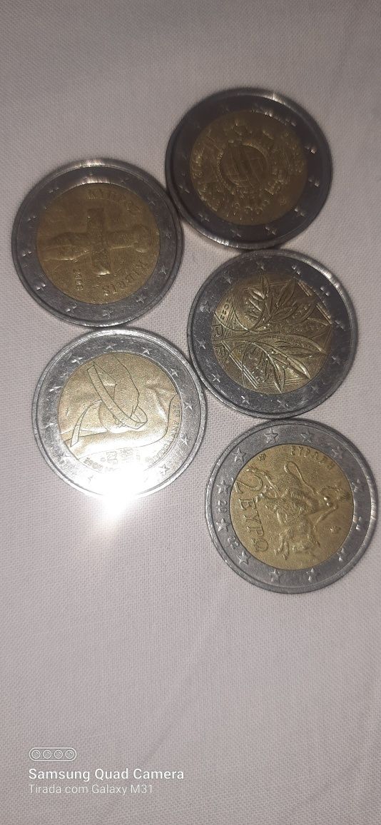 Moedas de 2 euros