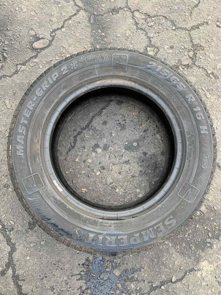 Шини 215/65 R16 пара Semperit зима 2022р, 6мм