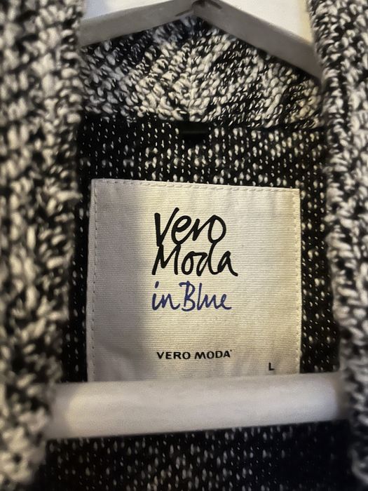 Biało-czarna marynarka Vero Moda rozm. L