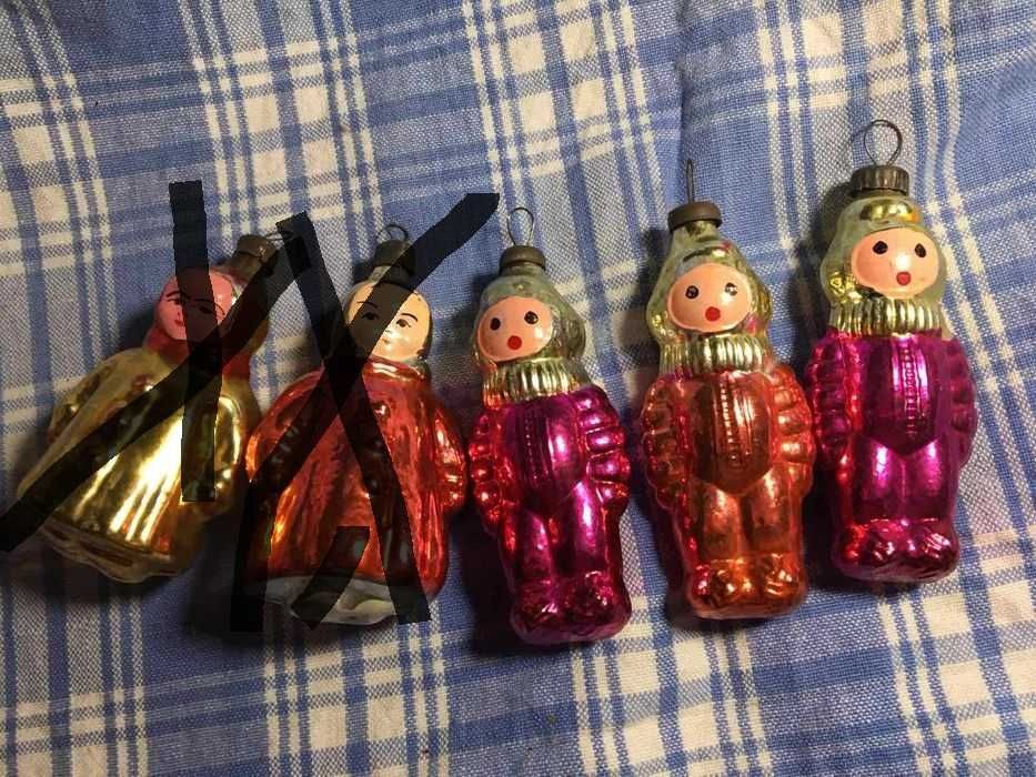 Игрушки новогодние Іграшки новорічні скляні космонавт водолаз СССР