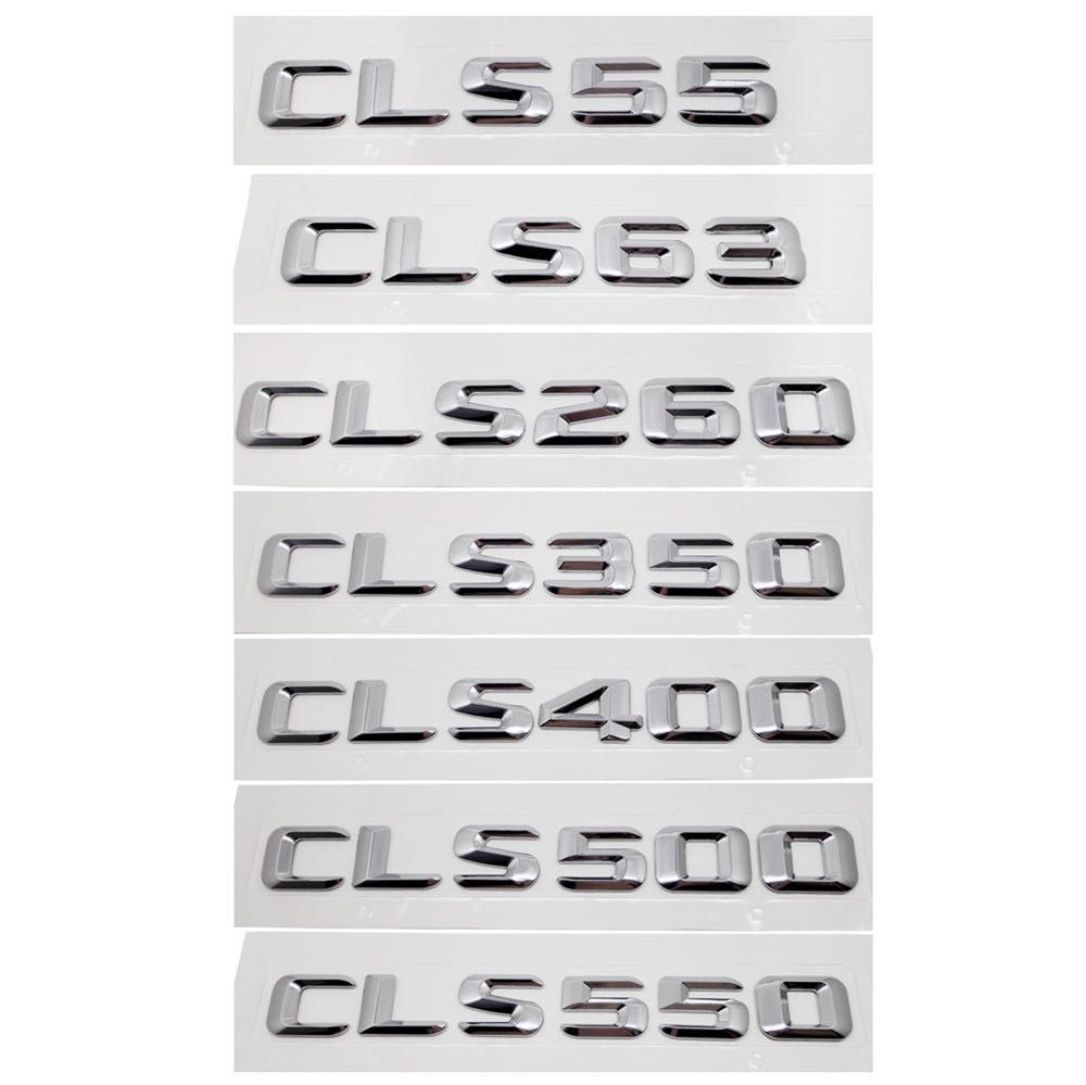 Letras Emblema Símbolo Mala Mercedes Benz CLS350, 260, 400, 500, 55 63