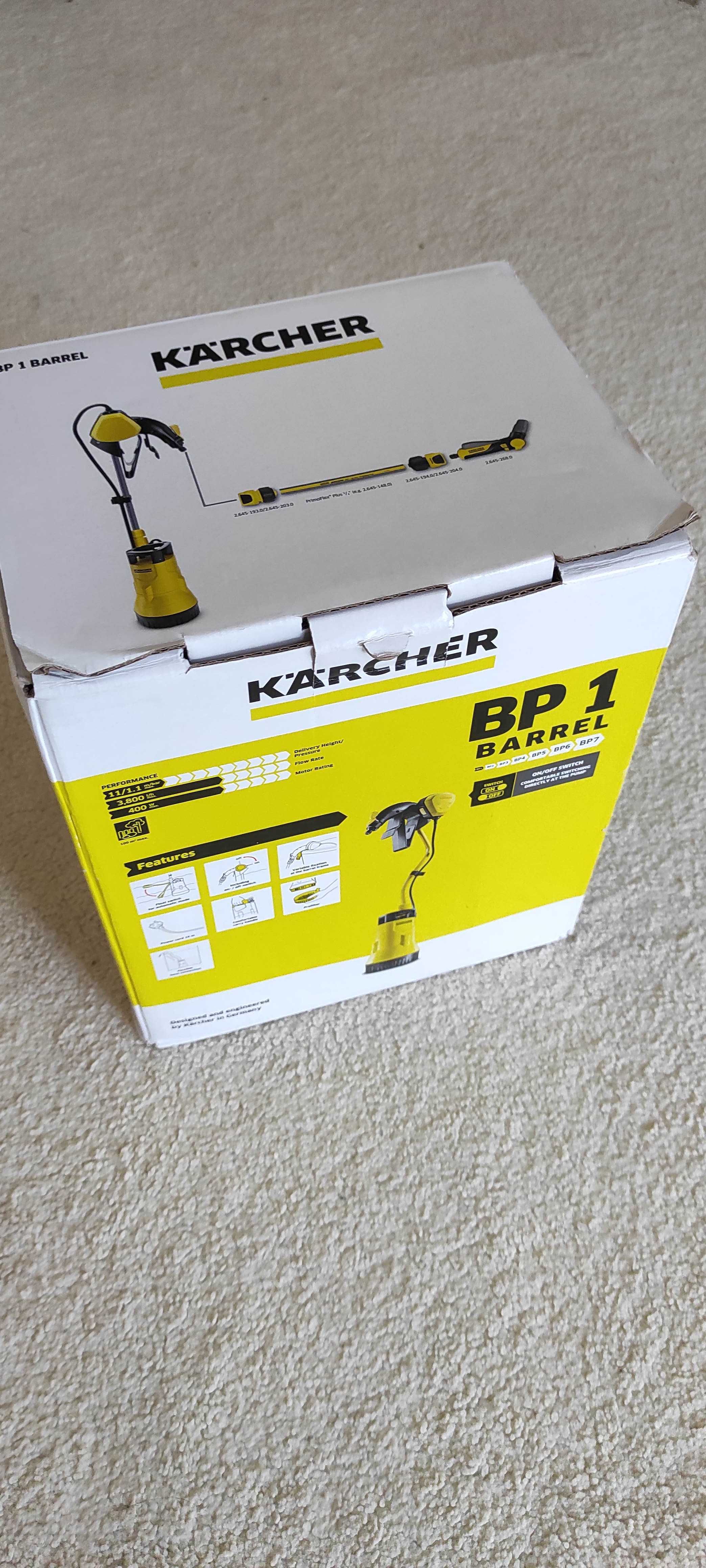 Pompa KARCHER do zasysania wody z beczek BP 1 Barrel elektryczna nowa