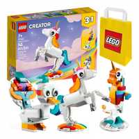 LEGO Creator 3 w 1 Magiczny jednorożec (31140) PREZENT + Torba Lego