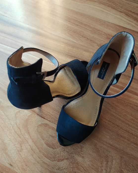 Sandálias de Camurça ZARA (preto)