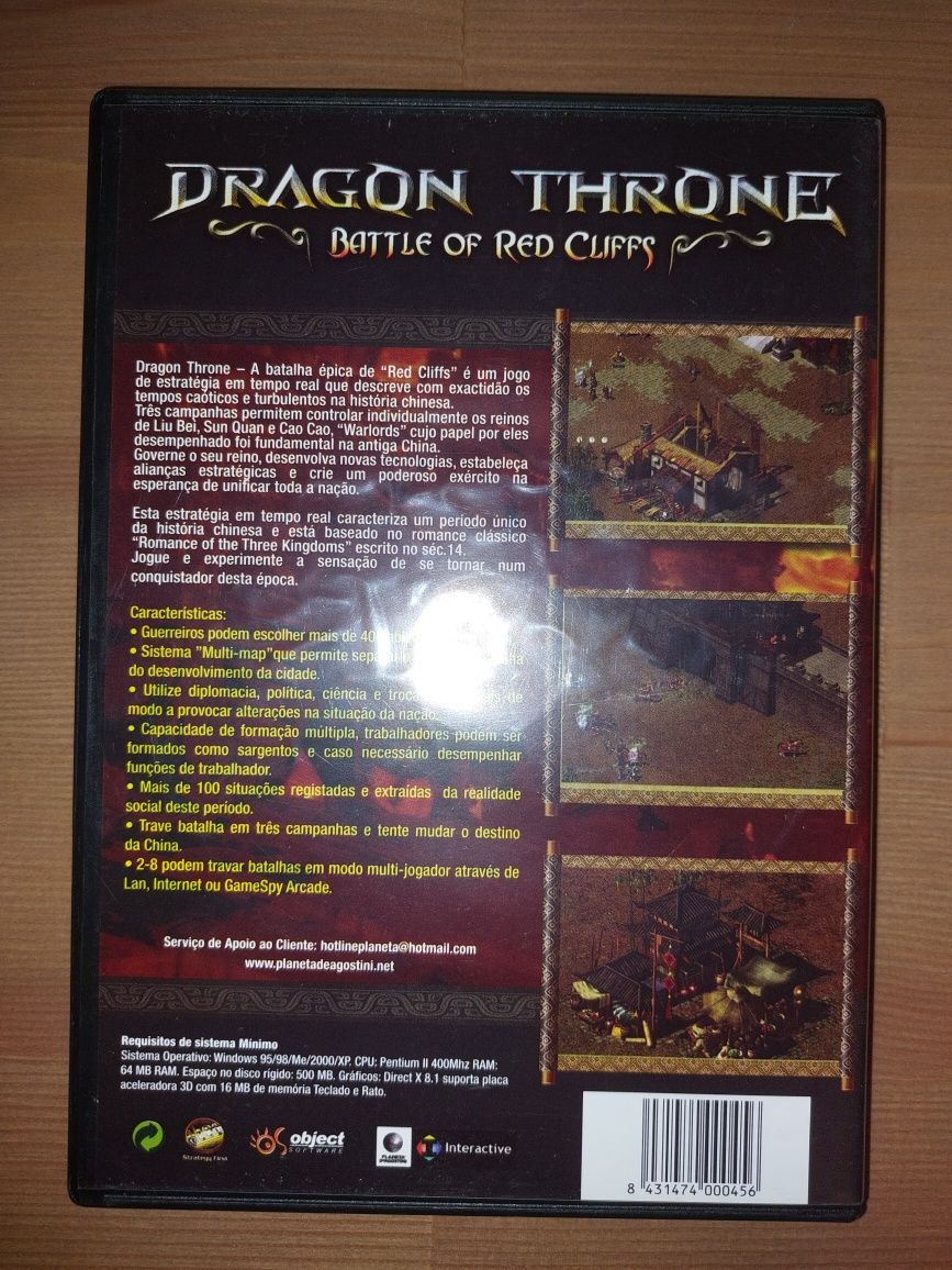 Jogo PC Dragon Throne - Battle of Red Cliffs (Como Novo)