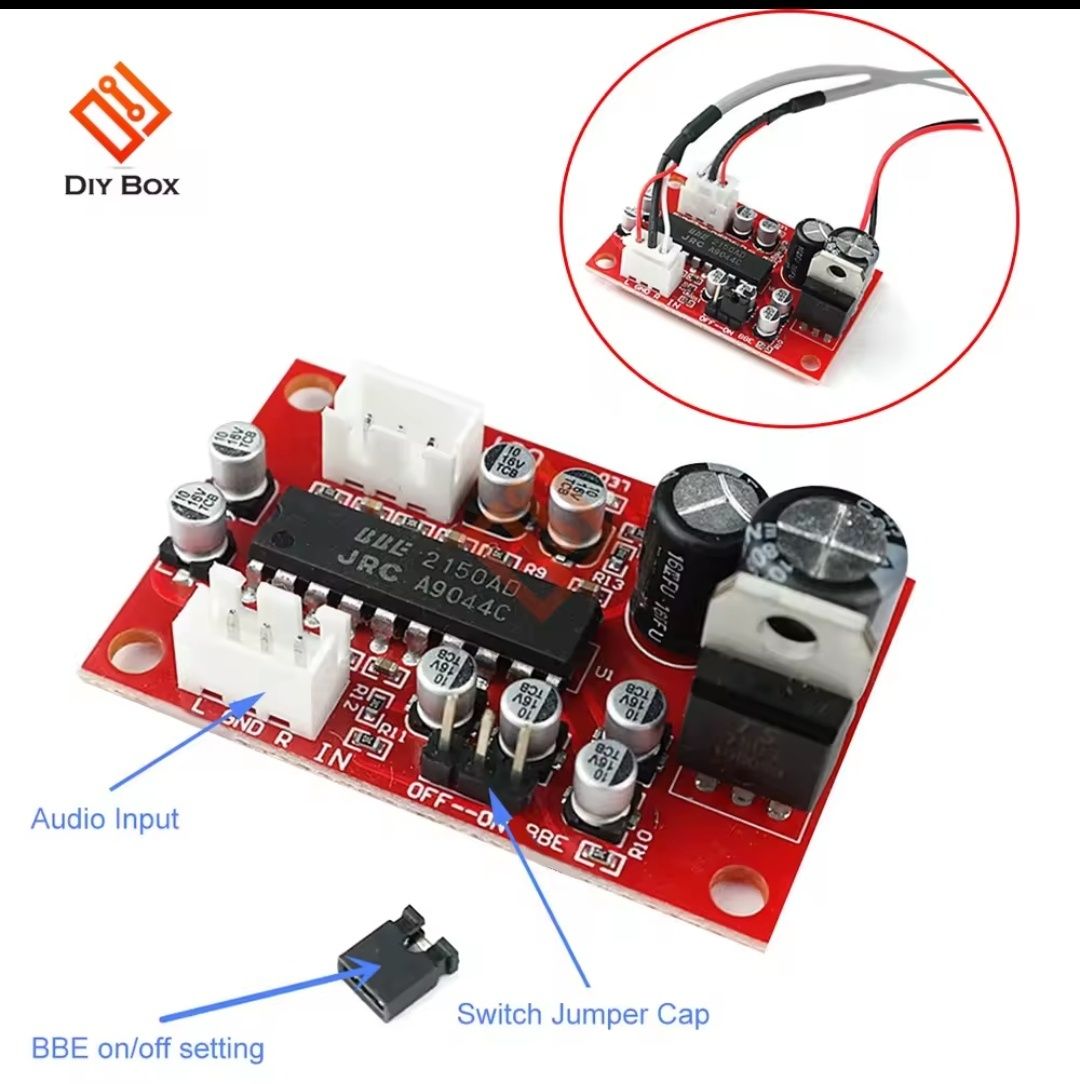 Предусилитель тона NJM2150 BBE, предварительный усилитель JRC2150.