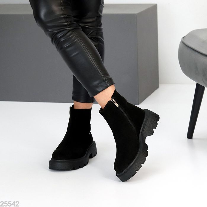 Черевики ботинки жіночі шкіряні на осінь