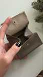 Portfel na bilon pouch purse skórzany Vera Pelle