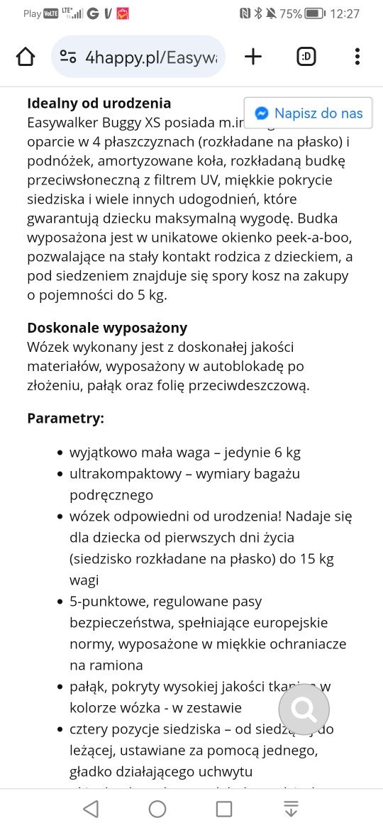 Easywalker buggy xs