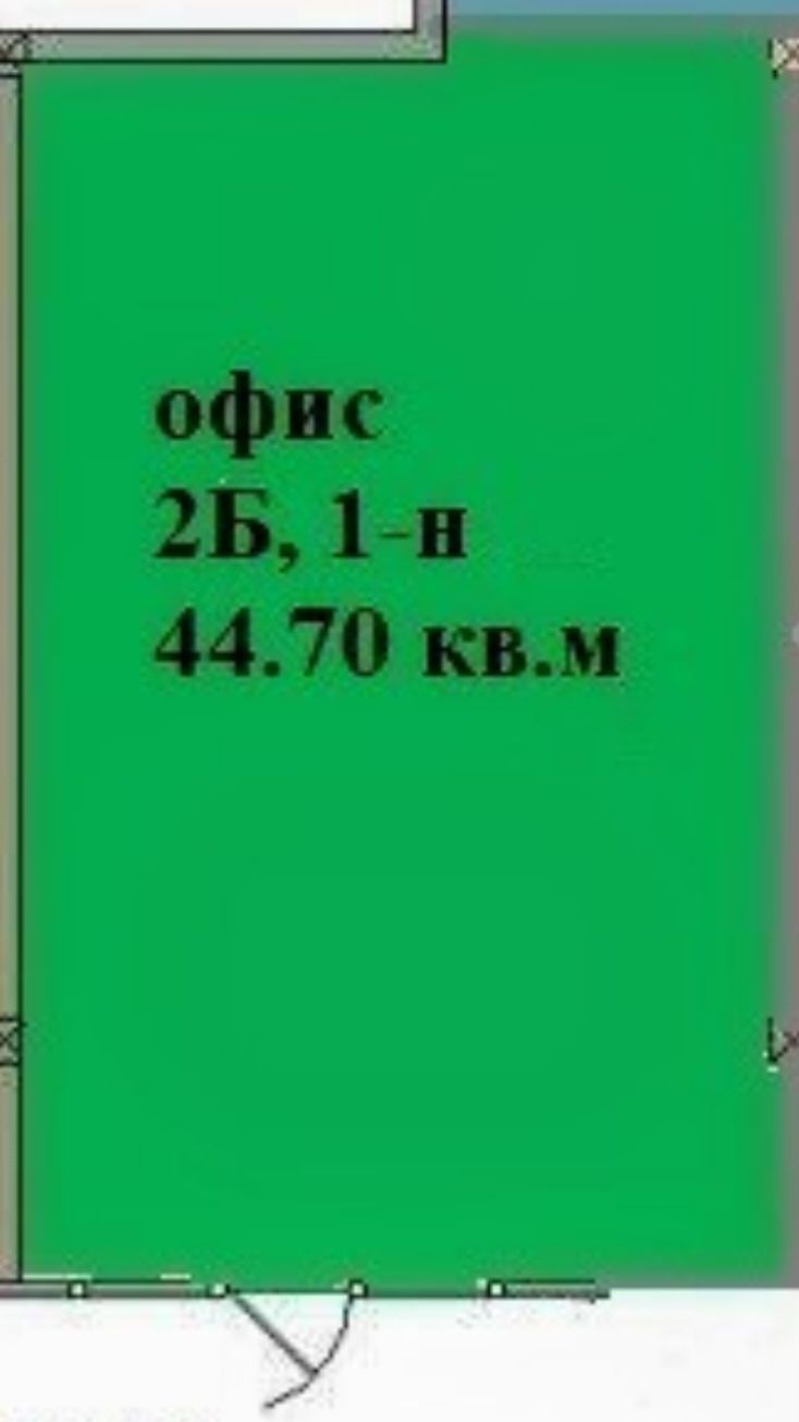 Дивовижний фасадний офіс 44,7м2 від забудовника  у зданому будинку
