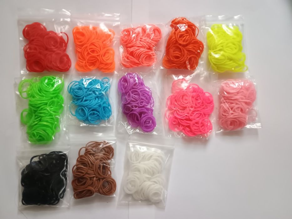 Резинки для плетения, гумки для плетіння, резиночки для творчества