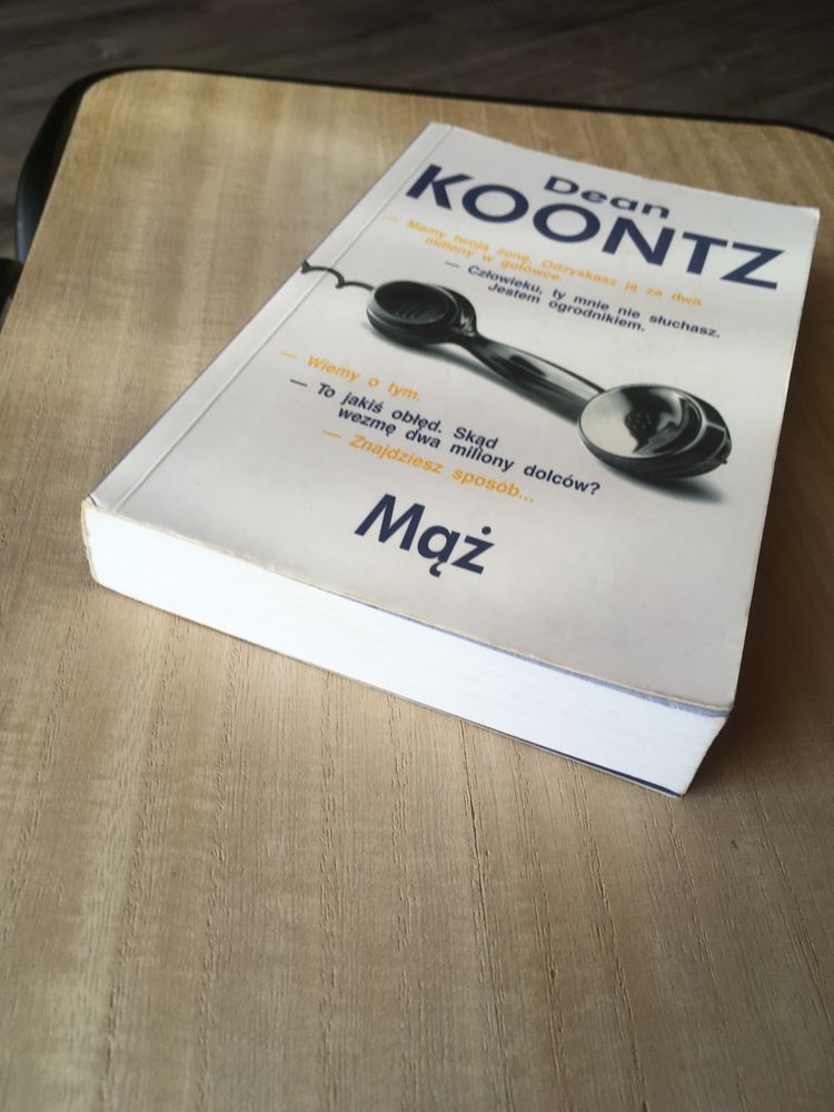 Dean Koontz MĄŻ thriller sensacja