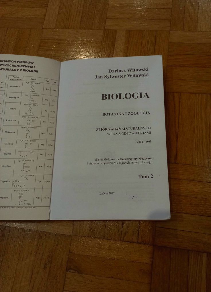 Biologia-zbiór zadań maturalnych wraz z odpowiedziami