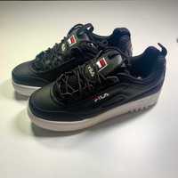 Sneakersy męskie DISRUPTOR - niskie - kolor czarny - nowe - rozmiar 42