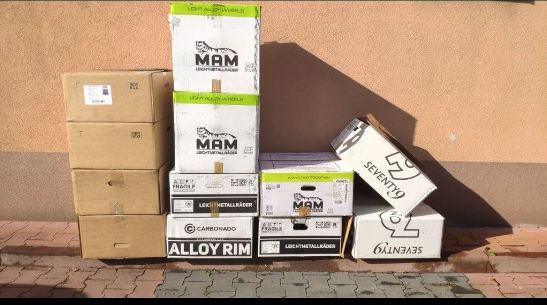 Kartony na felgi/ do przeprowadzki