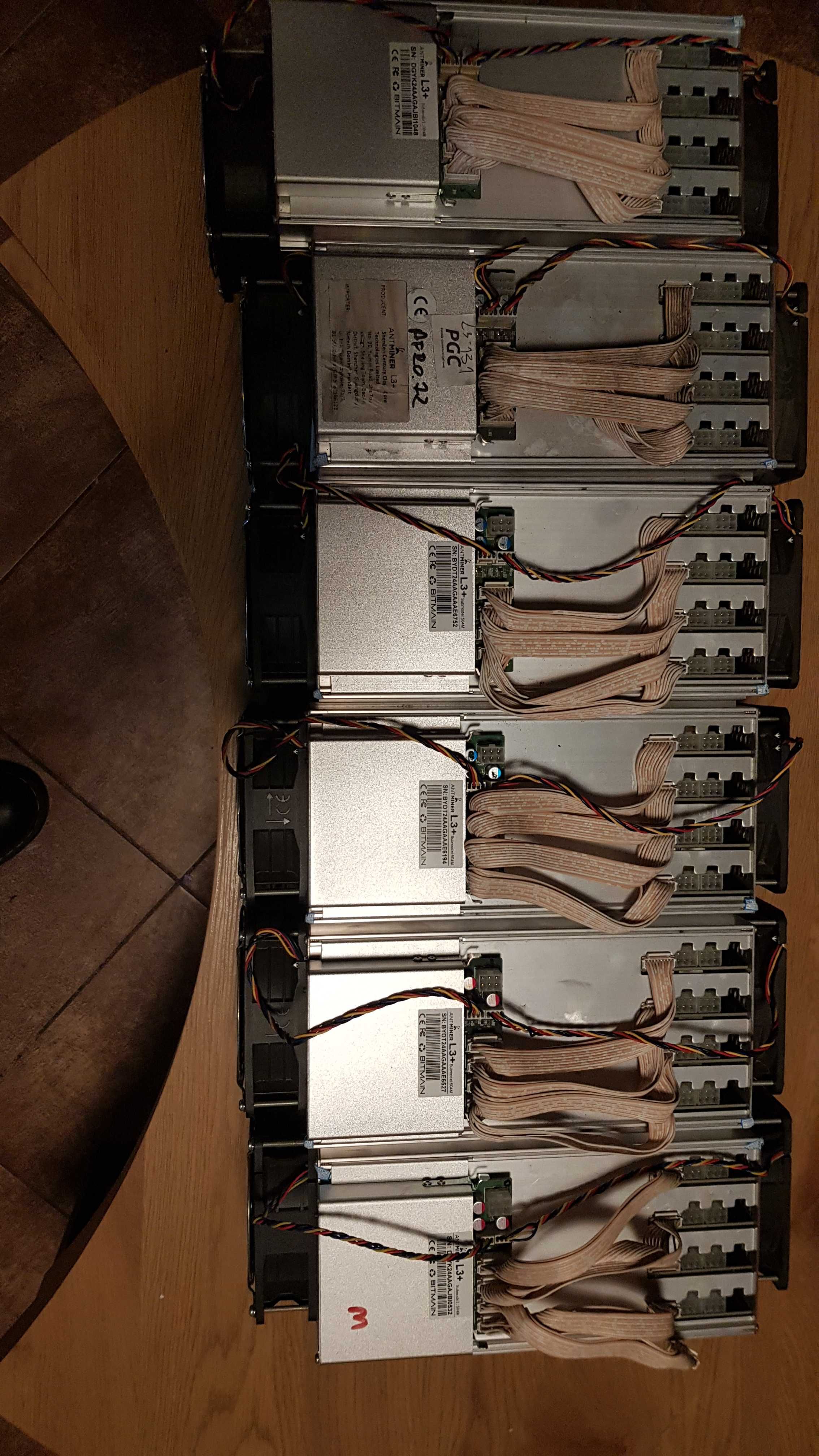 koparki asic Antminer S9, L3+, D3 + inny sprzęt po kopalni -likwidacja