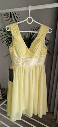 Żółta sukienka Grace Karin rozmiar XXS