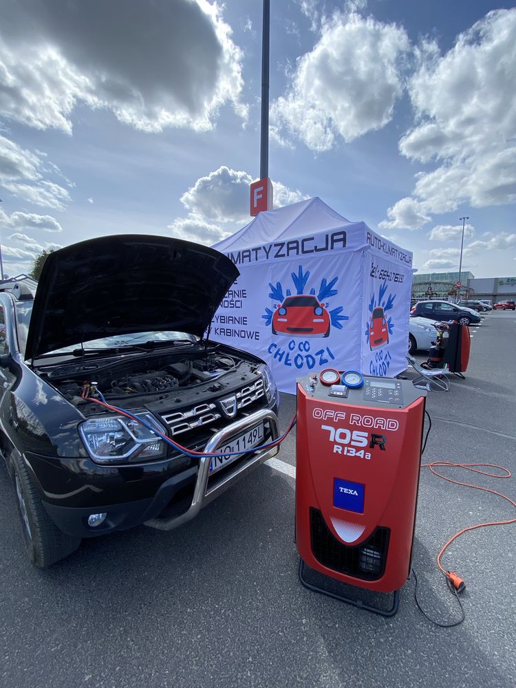 Auto klimatyzacja r134a/r1234yf Olsztyn Napełnianie Odgrzybianie