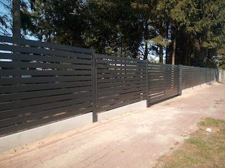 Ogrodzenia panelowe 3D  + podmurówka z montażem BRAMY/FURTKI