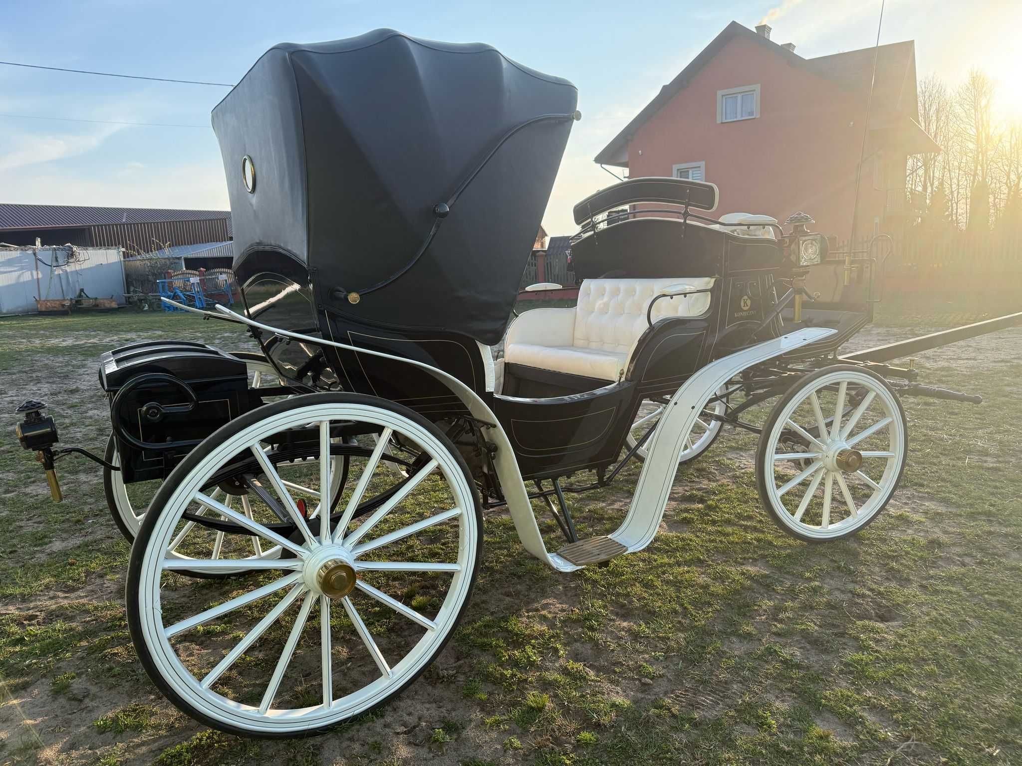 Bryczka weselna, powóz konny. Stan idealny