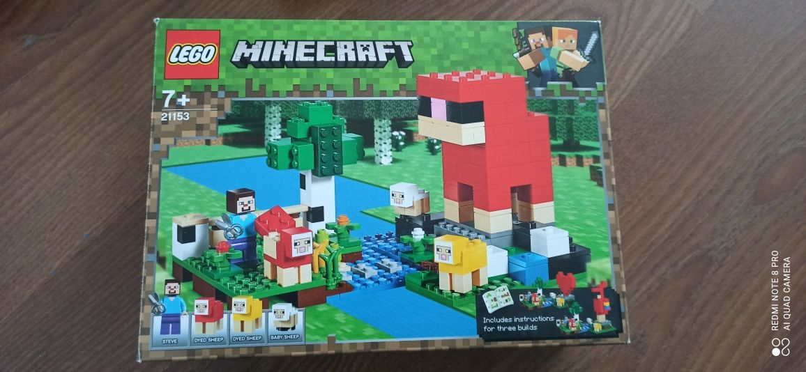 Lego minecraft 21153 hodowla owiec komplet