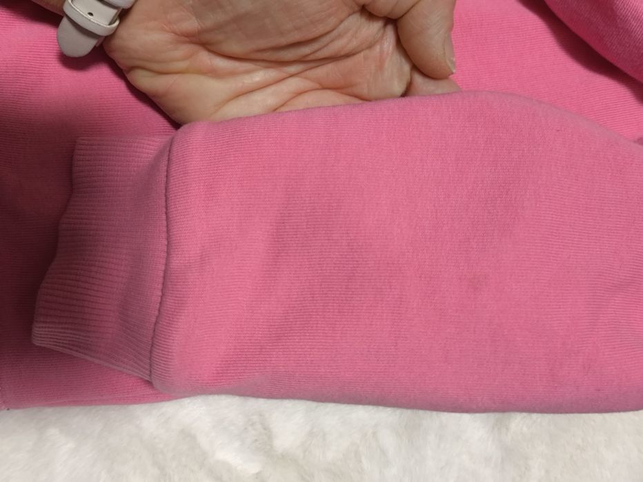 Cieoła bluza z futerkiem 98-104 dla dziewczynki różowa Lupilu