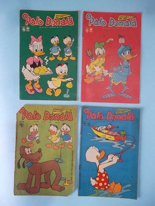 O PATO DONALD - Lote revistas antigas, bem conservadas.